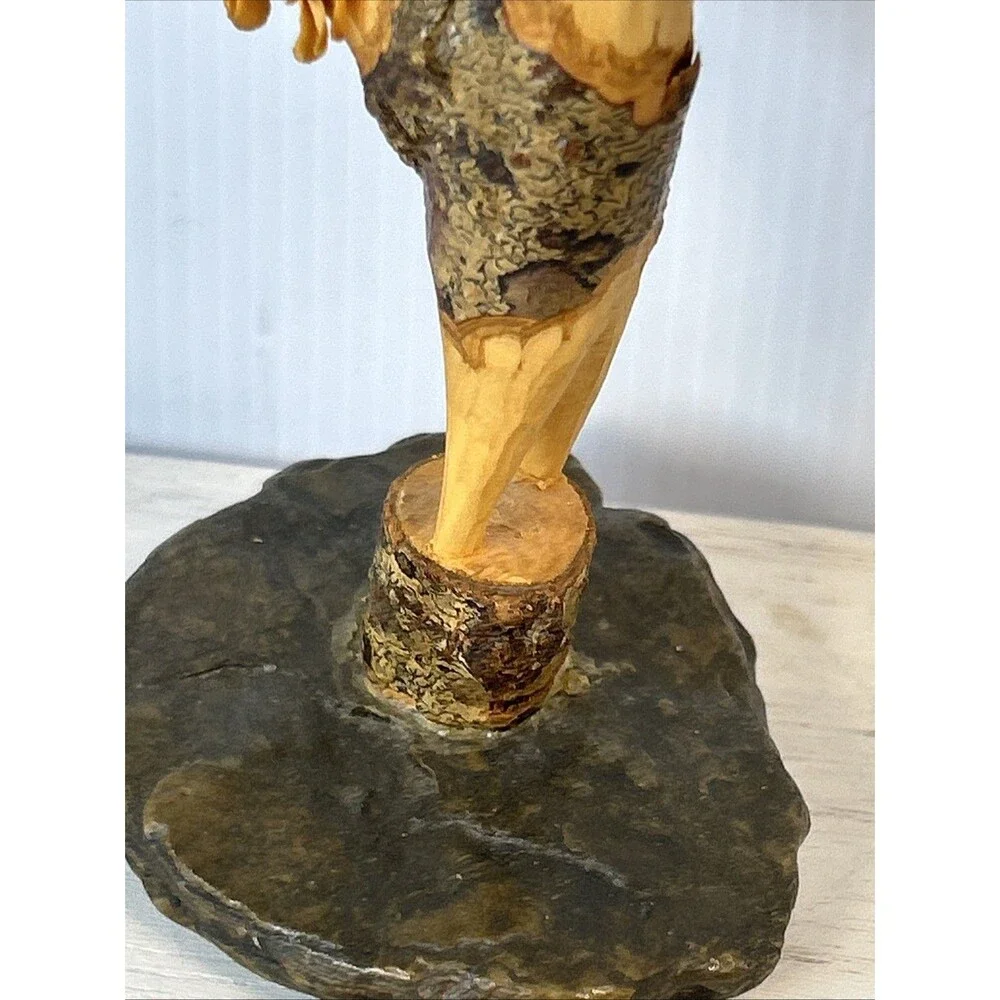 Hand Carved Wood Whittled 7